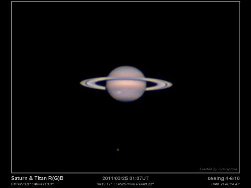Saturno & Titano 25 Marzo 2011